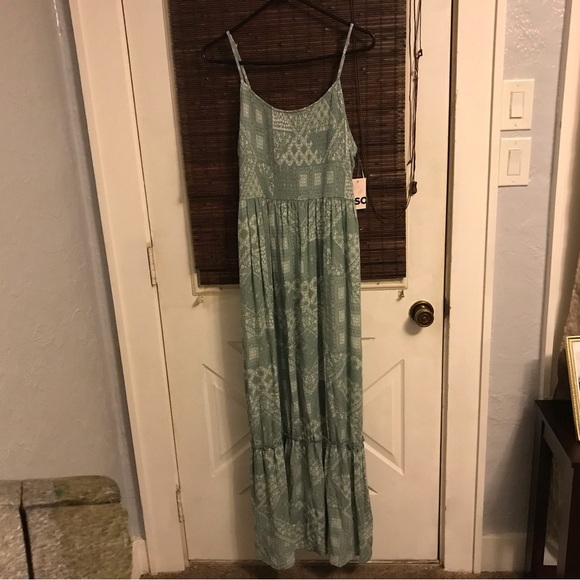NWT Sage patchwork maxi babydoll dress - Picture 1 of 6